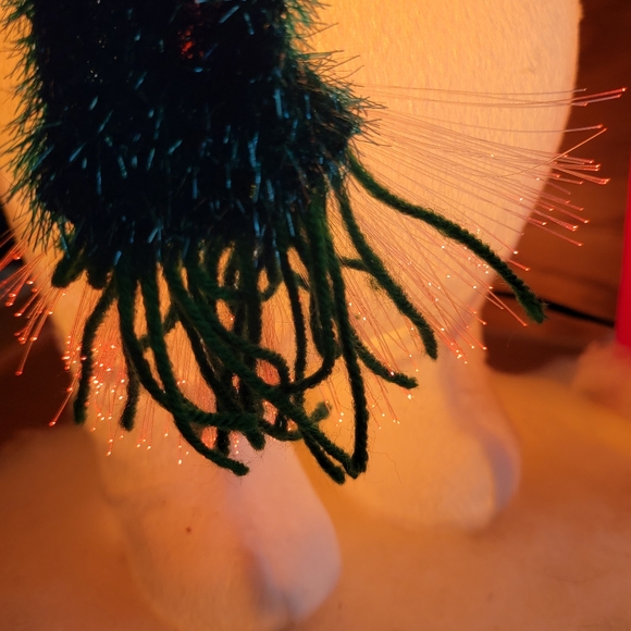 Vintage Coca-Cola Fiber Optic Polar Bear with Coke Soda Machine Christmas Decor. - Picture 15 of 16